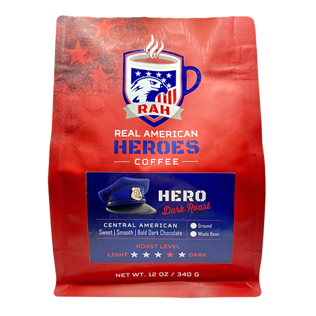3 Real American Hero freshly roasted bags (Choice of Roast) subscription